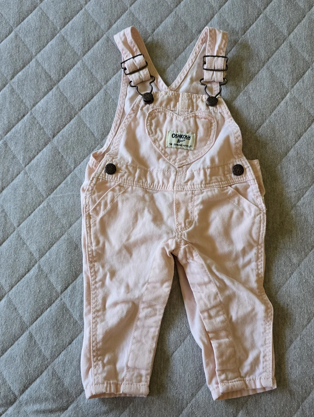 OshKosh‎ Light Pink Infant Overalls Size 3 months